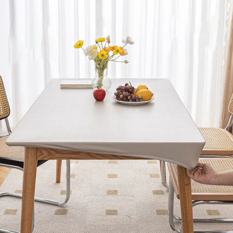 el tapete de escritorio protector impermeable de la tela de la mesa de comedor de la cubierta de la mesa redonda cuadrada personalizada de la mantel