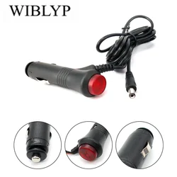 12V 24V DC 2.1x5.5mm Car Adapter Charger Cigarette Lighter Power Plug Cord with Switch 2/3/5 Meters Cable For Car Monitor Camera