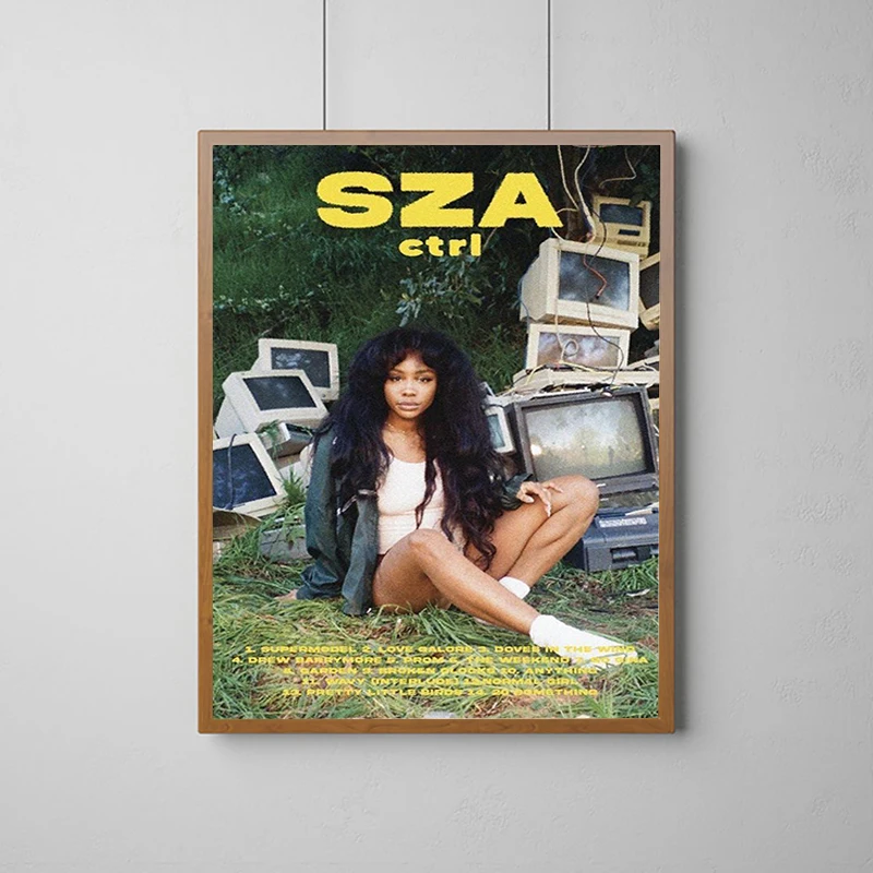 Pop Sing SZA Poster Decoration Pictures Room Wall Decororation Print Home Decor Painting on Canvas Decorative Paintings Art Home