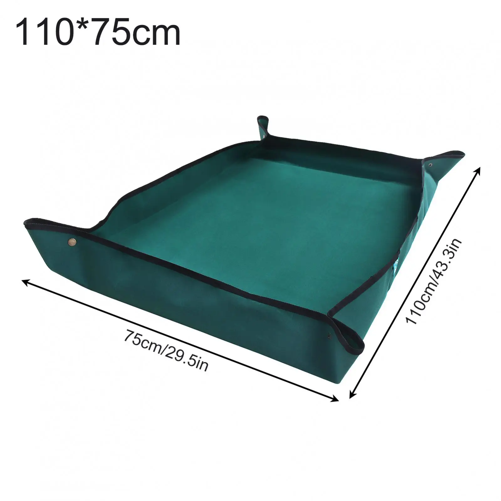 Plant Repotting Mat for Indoor Plants Transplanting Table Top Gardener with Four Corner Snap Fastener,Planting Gardening Mat