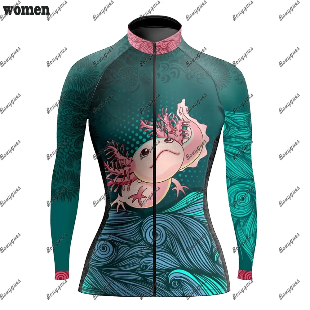 Women\'s Cycling Jersey MTB Jersey Bicycle Team Cycling Shirt  Long Sleeve Bike Wear Summer Winter Premium Cycle Clothes