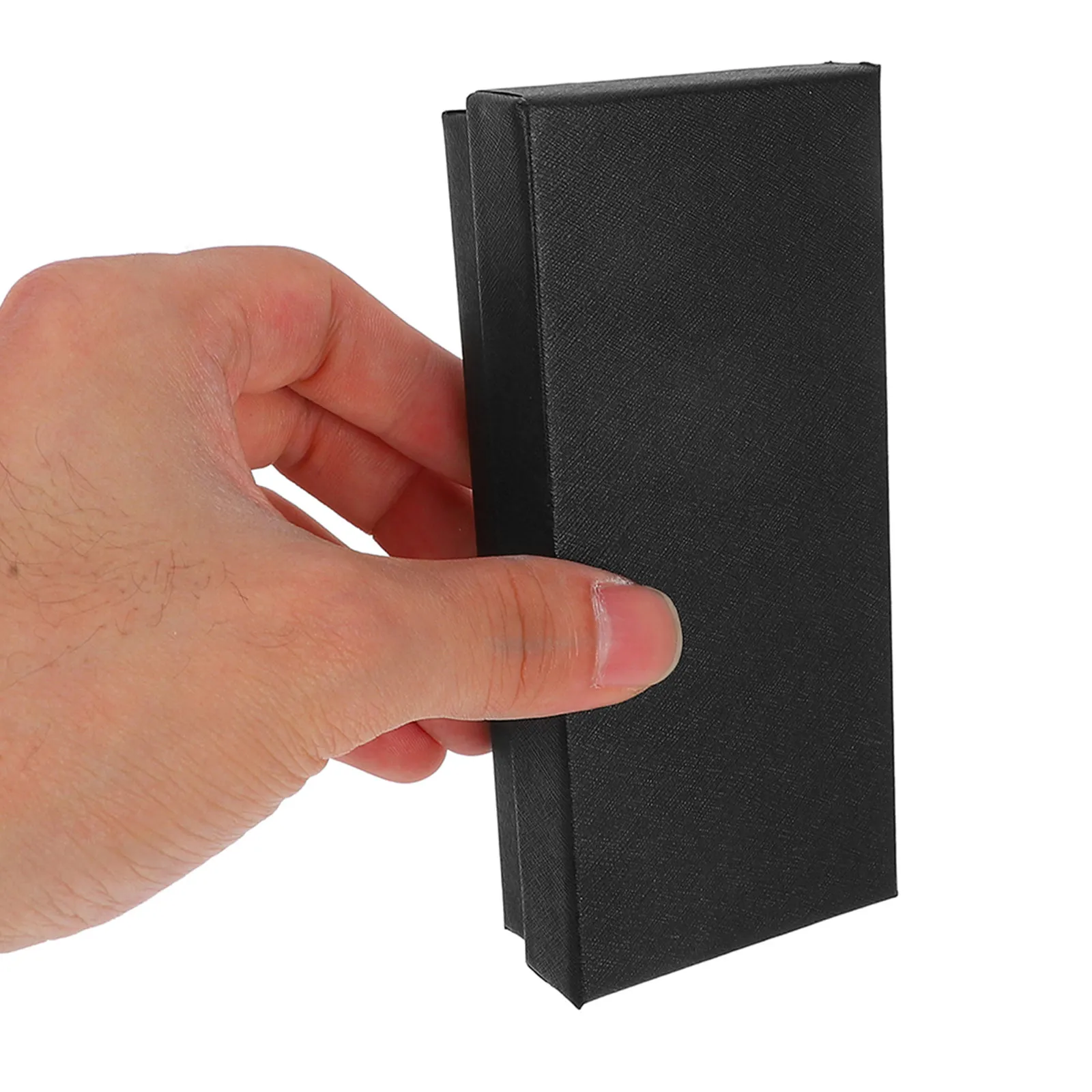 8Pcs Watch Gift Boxes Matte Black Small Jewelry Packaging Cases Wristwatch Storage Organizer Travel Display Case for Men