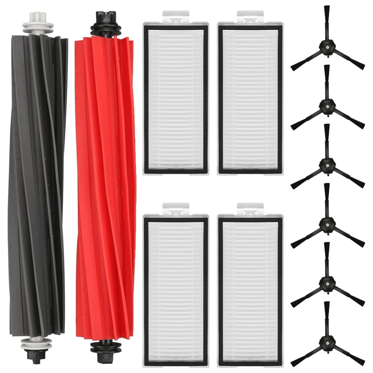 Roborock-掃除機ロボット用スペアパーツ,Hepaフィルター付きメインサイドブラシ,q8 max,q5 pro,q5 plus