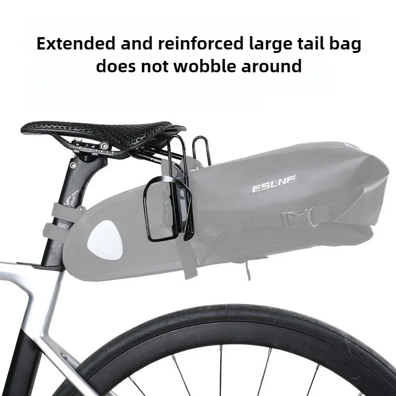 ESLNF 10L Bicycle Rear Tail Bag Large Capacity Saddle Bag MTB Bike Seat Tube Package Riding Equipment Accessories