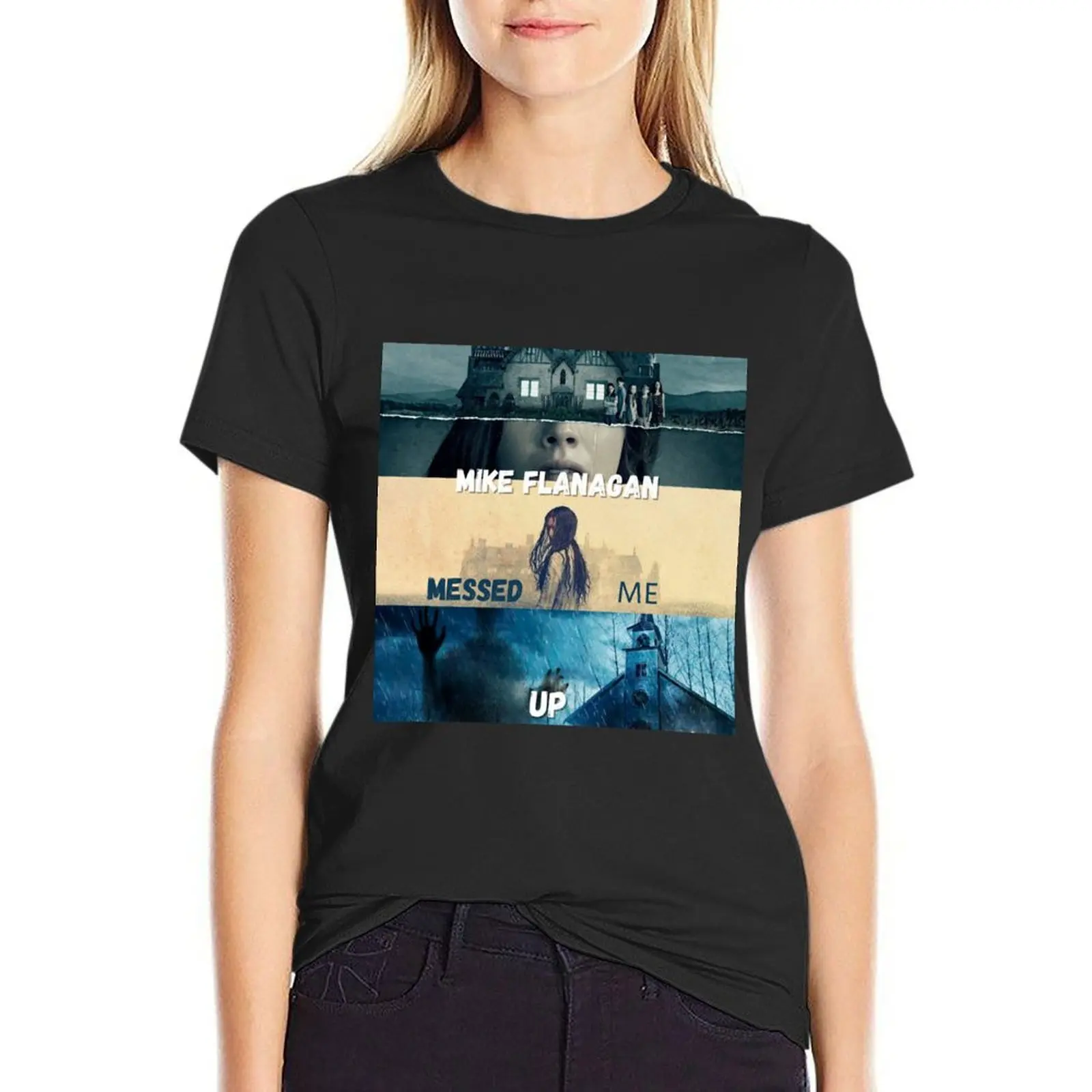 The Haunting of Hill House, Bly Manor, and Midnight Mass T-Shirt heavyweights quick drying quick-drying Women's t-shirt