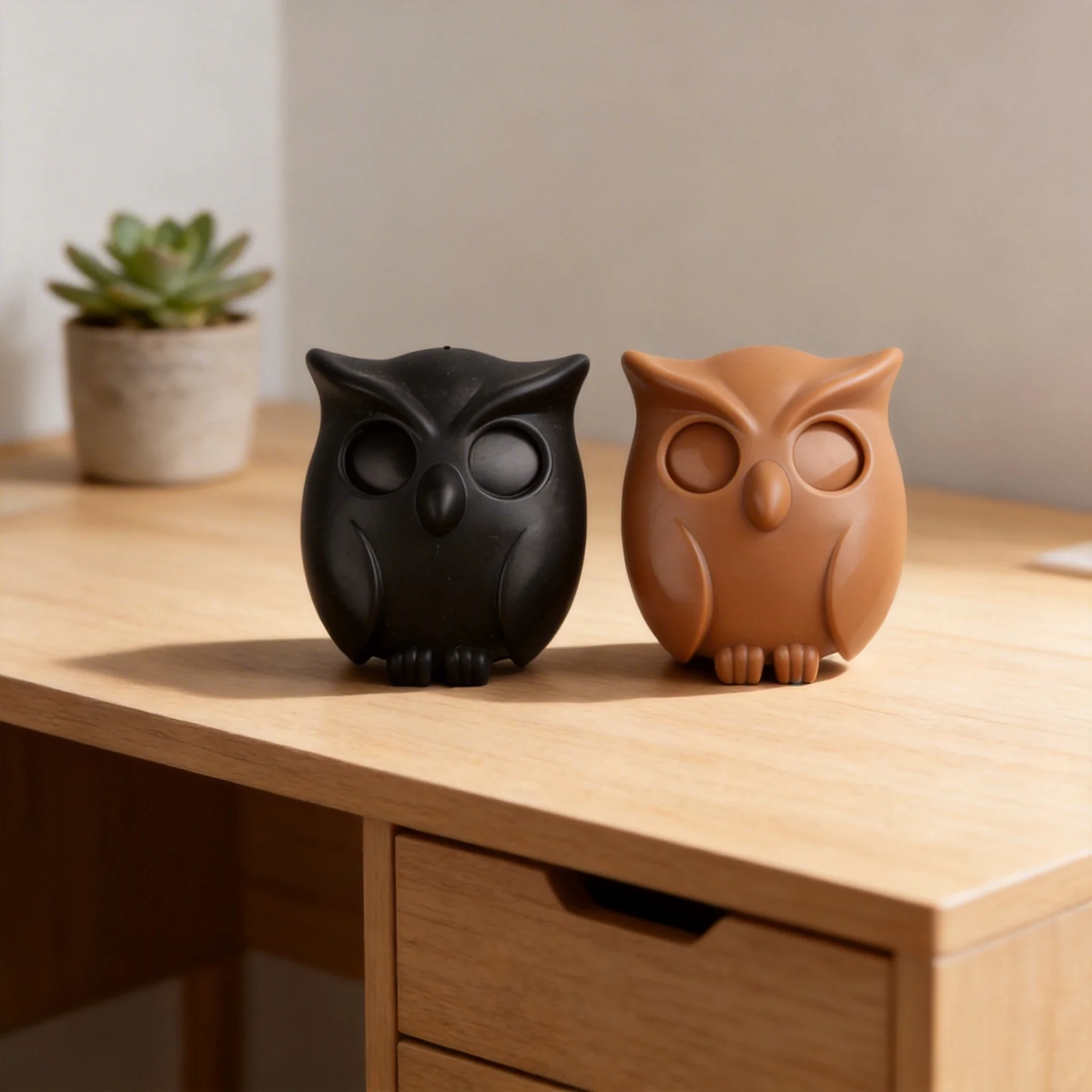 Key Storage Solution 6*5*3 Owl Key Holder Creative Storage Solution Key Holder Eye Closing Design Key Holder For Wall