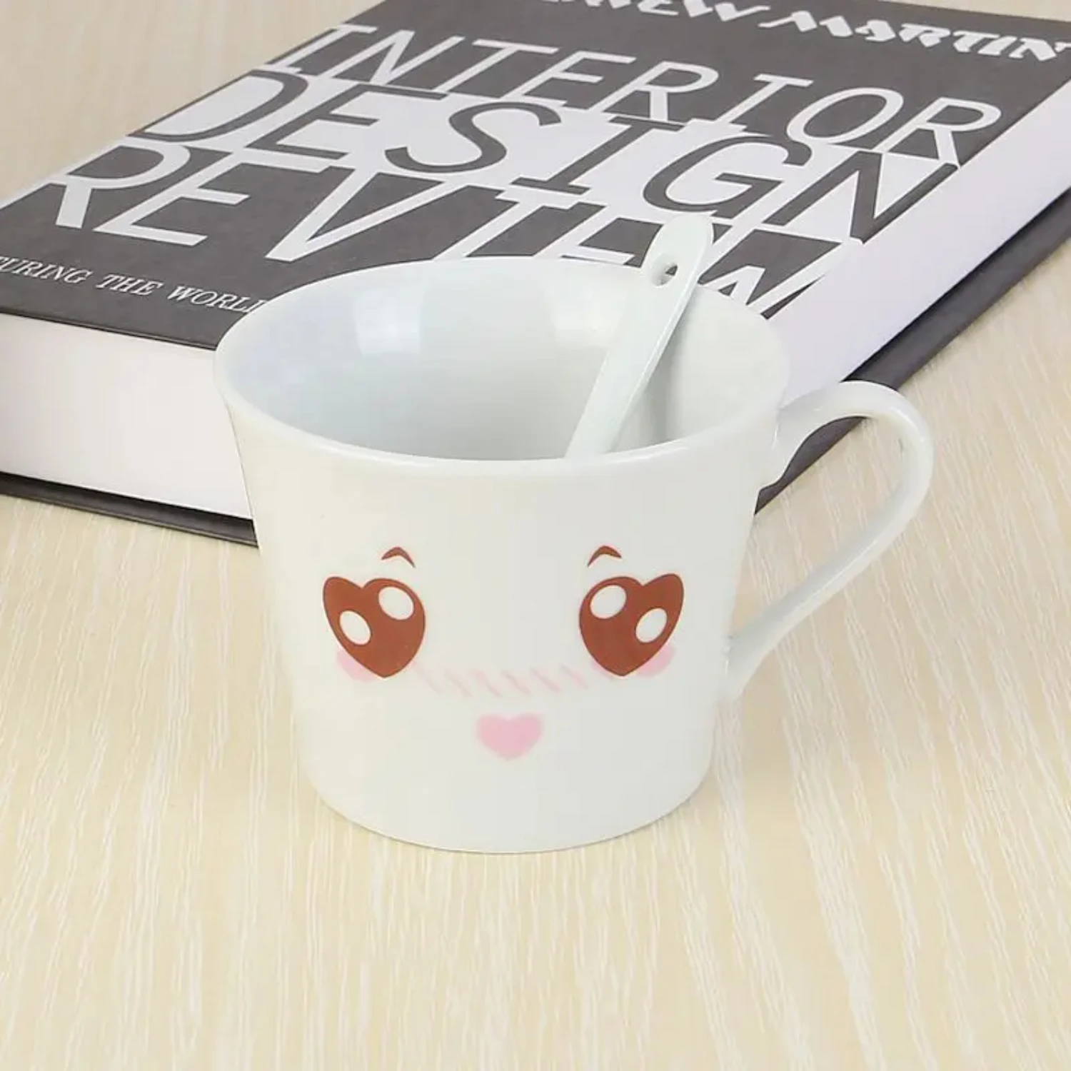 Charming, Adorable, and Cute Ceramic Cartoon Friends Coffee Mugs - Lovely Smiling Drinkware for Milk Tea - ZM120106 image 5