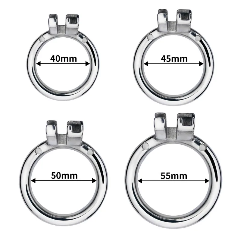 Colored Clitoral Head with Flat Stainless Steel Chastity Lock, Male Wearing Sex Products, Male Dressing Female False Vagina view 3