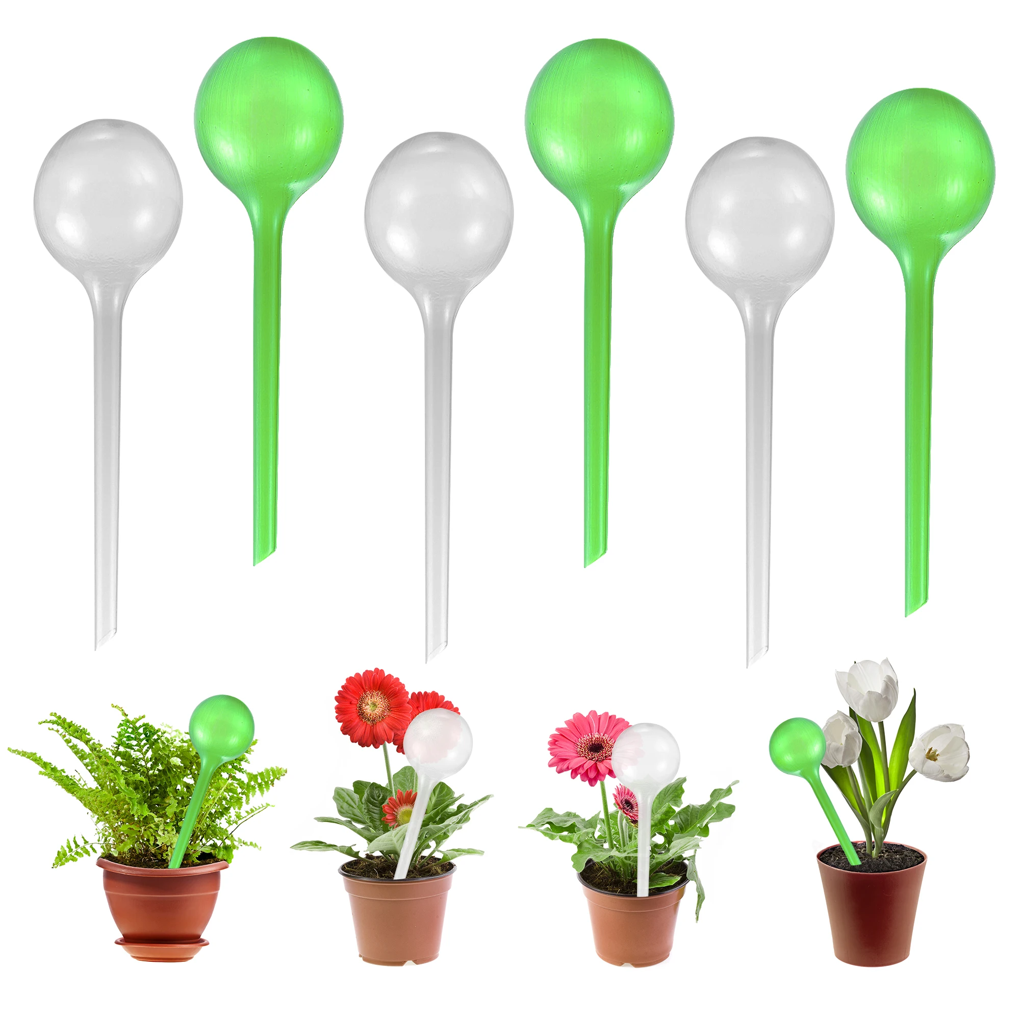 

1/2/5pcs Automatic Plant Watering Bulbs Self Watering Plastic Balls Garden Water Can Houseplant Device Drip Irrigation System