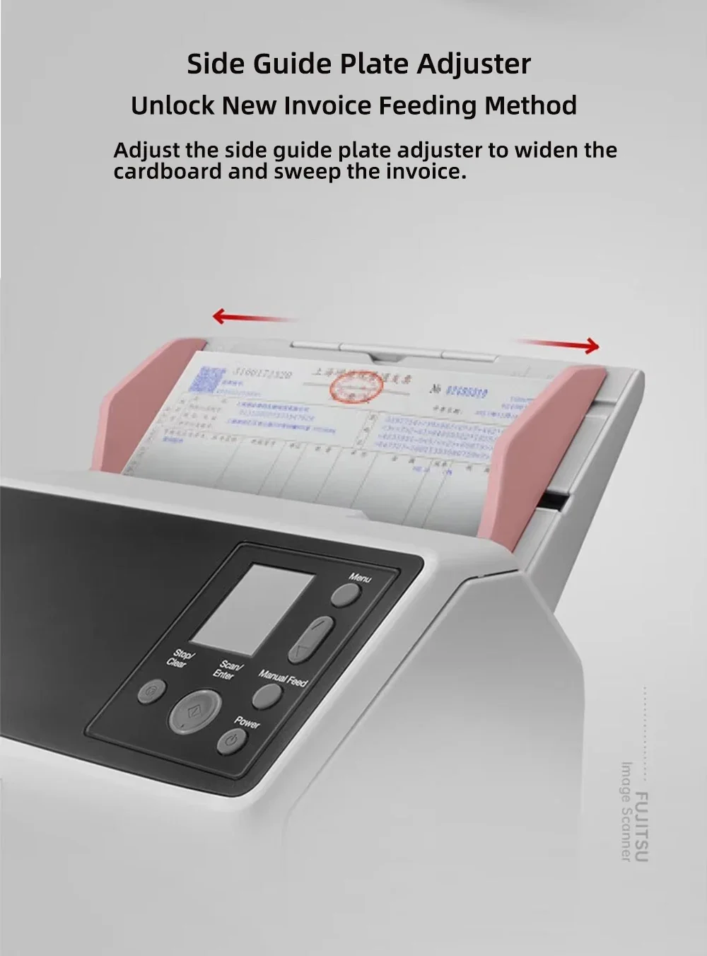 ماسح المستندات Fujitsu Fi-8190، ماسح ضوئي لشبكة تغذية الورق المسطحة مقاس A4 ملون عالي الدقة أوتوماتيكي على الوجهين