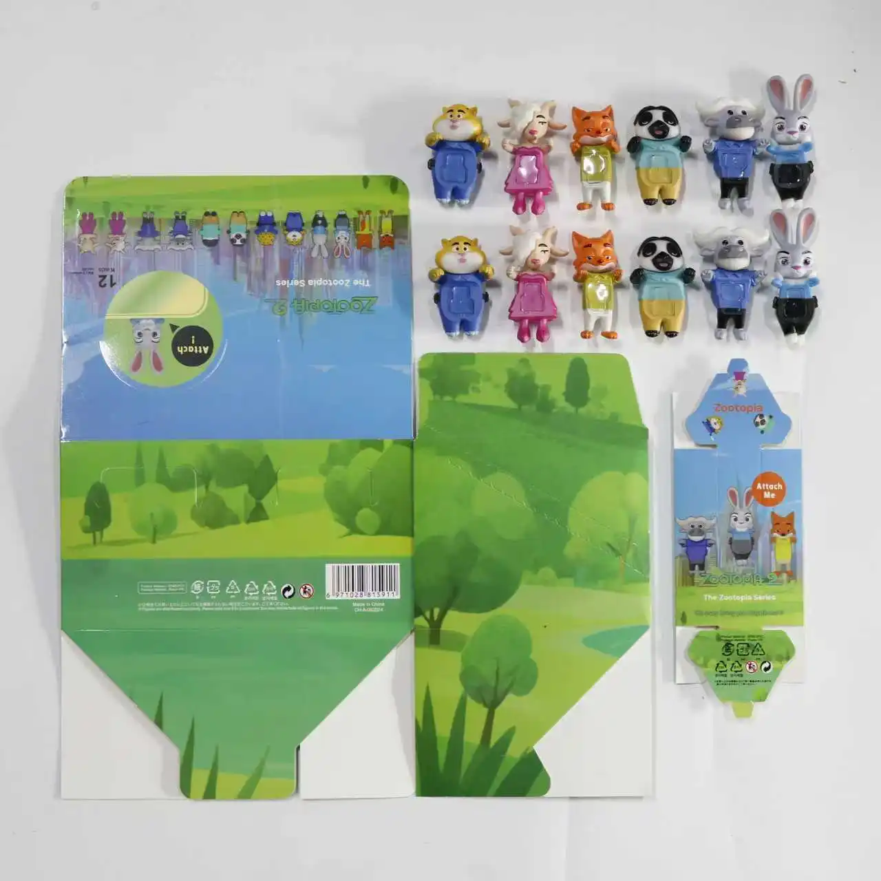 8CM Crazy Animal City Nick Wilde Judy Hopps Chief Bogo Pop Speelgoed Anime Figuur Nieuwe Tafeldecoraties Kinderen verjaardagscadeautjes