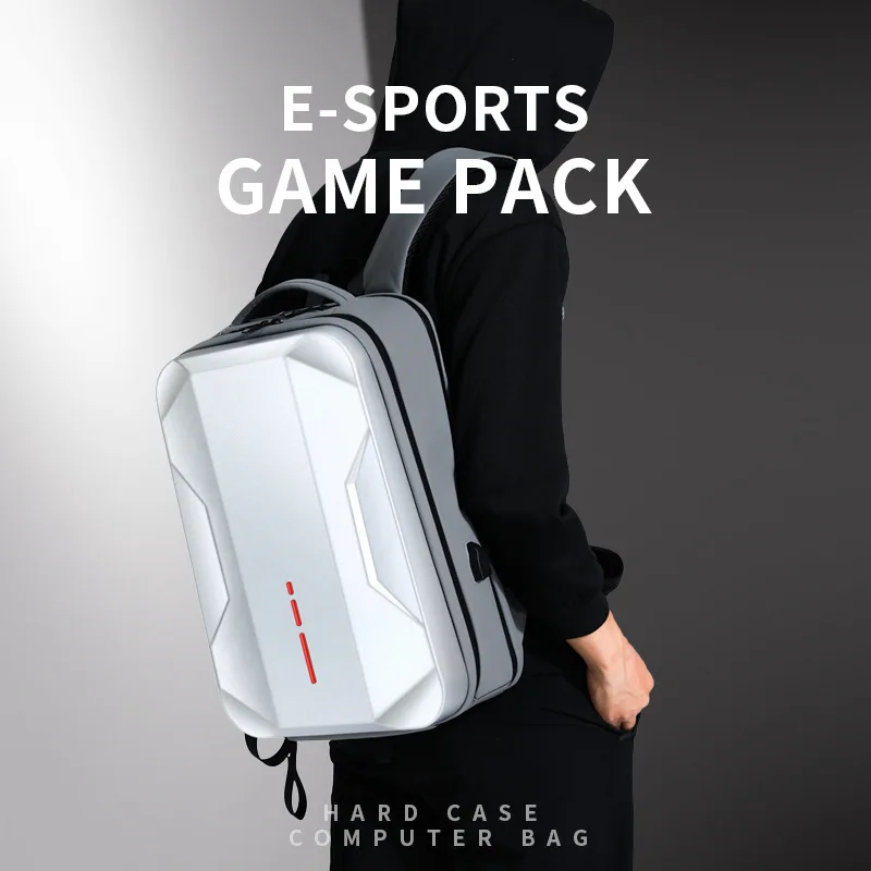 Tide cool pc hard case 15.6 inch keyboard can be placed men's college students e-sports backpack 17.3 inch game computer bag