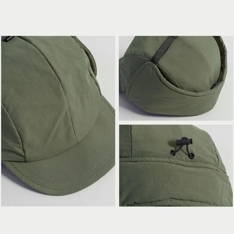 Topi Bisbol Cepat Kering 652F 2000S Topi Lembut dan Hangat Topi Olahraga Hip Hop Tahan Angin untuk Pakaian Sehari-hari Warna