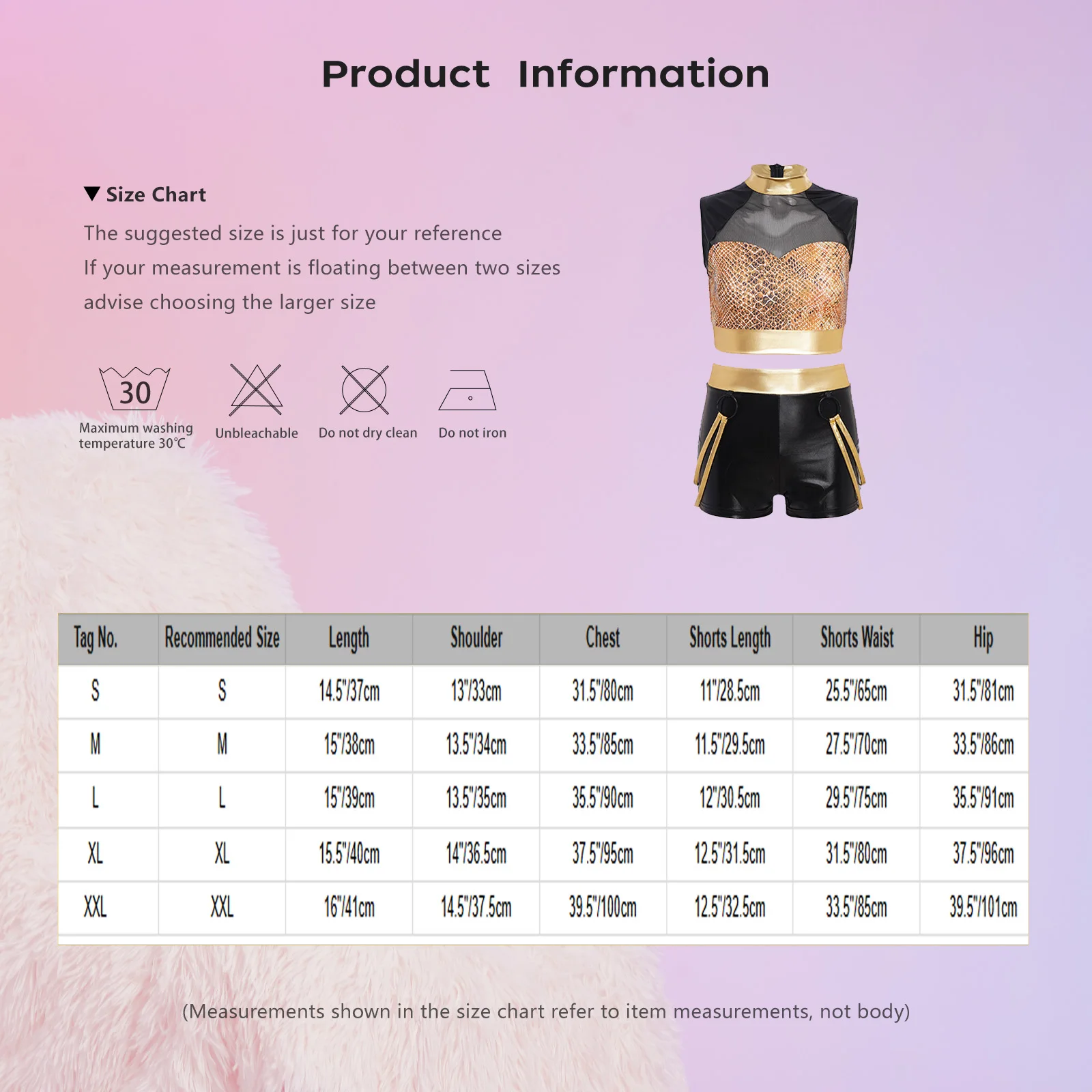 المرأة الهذيان الزي لامعة معدنية جلد الثعبان طباعة شبكة تانك المحاصيل الأعلى مع الساخن قصيرة الهذيان ديسكو نادي الحفلات القطب Dancwear ارتداءها