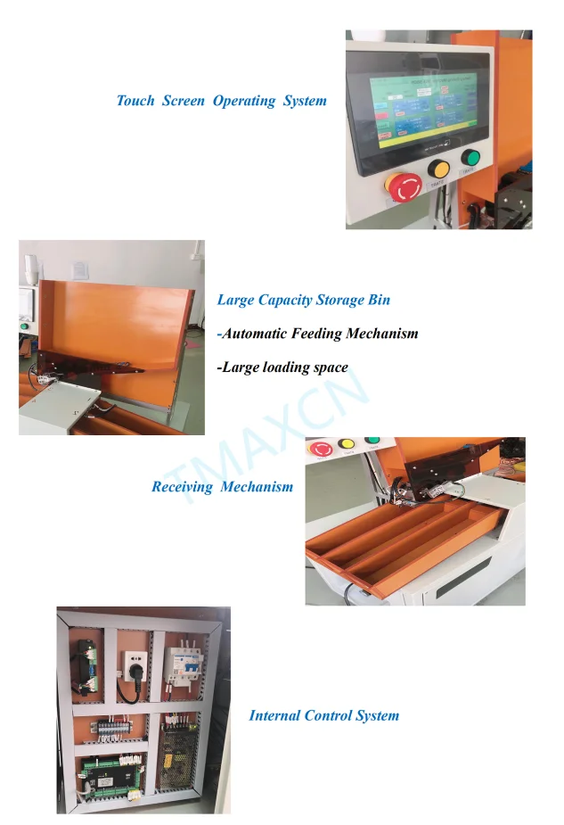 5-kanaals IR-spanningstester Cilindrische celvermogen Batterijpapier Sorteer- en sorteermachine