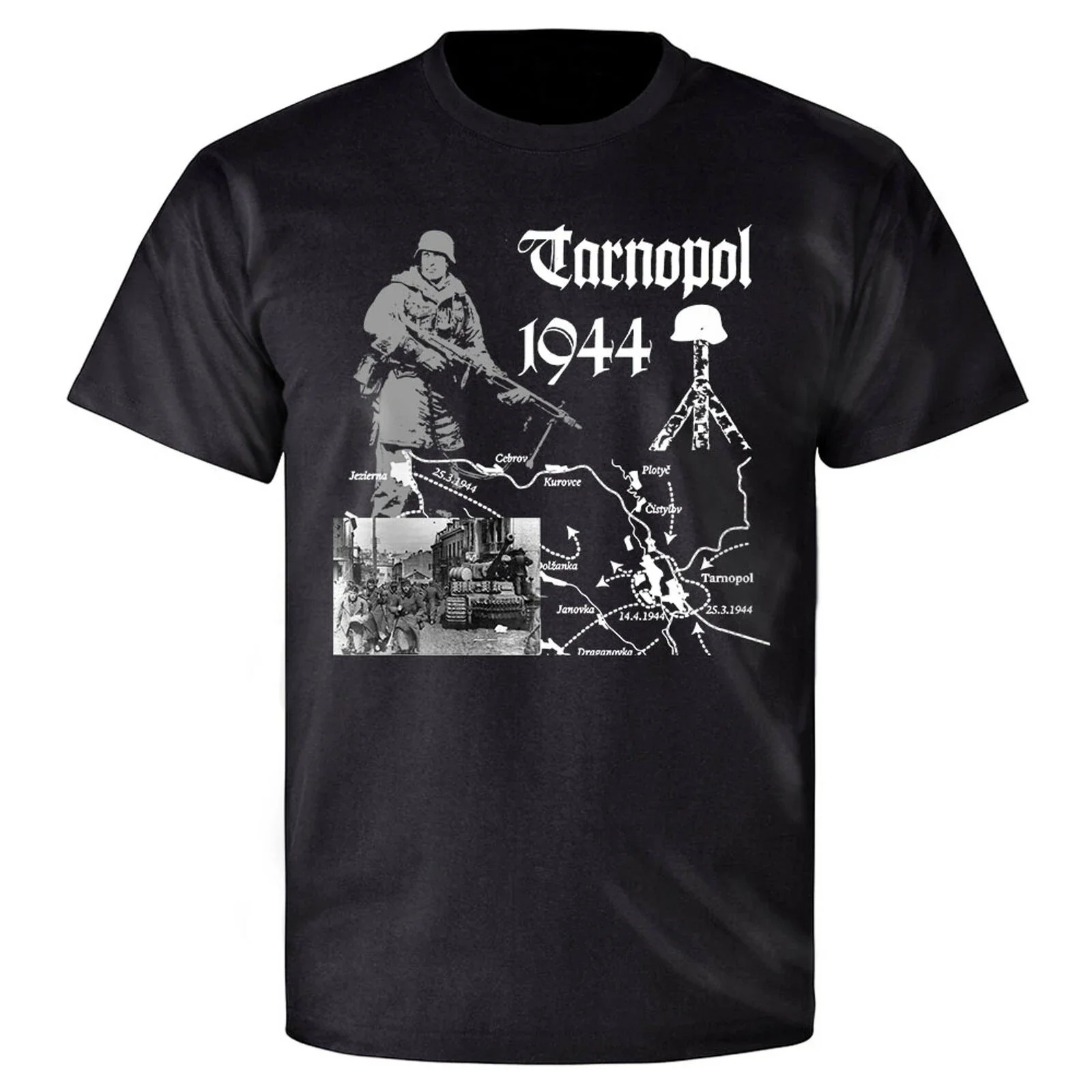 

Tarnopol 1944 Fixed Eastern Front Boiler Soldier Remembrance T-Shirt 100% Cotton O-Neck Short Sleeve Summer Casual Mens T-shirt