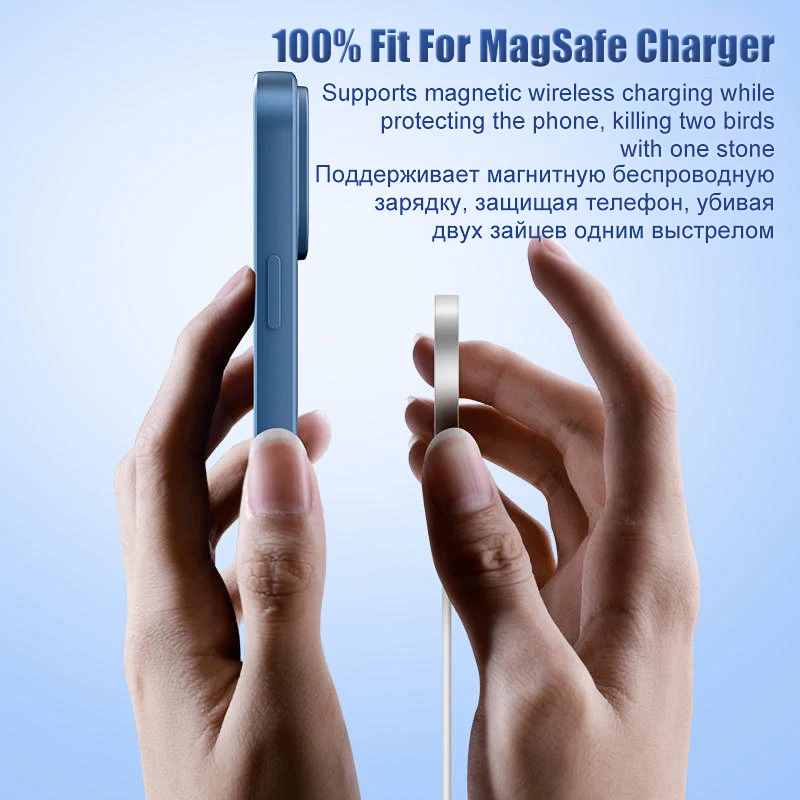 For Magsafe Case Magnetic Wireless Charge Phone Cases For iPhone 14 13 12 11 Pro Max Mini XR X XS 8 Plus Liquid Silicone Cover