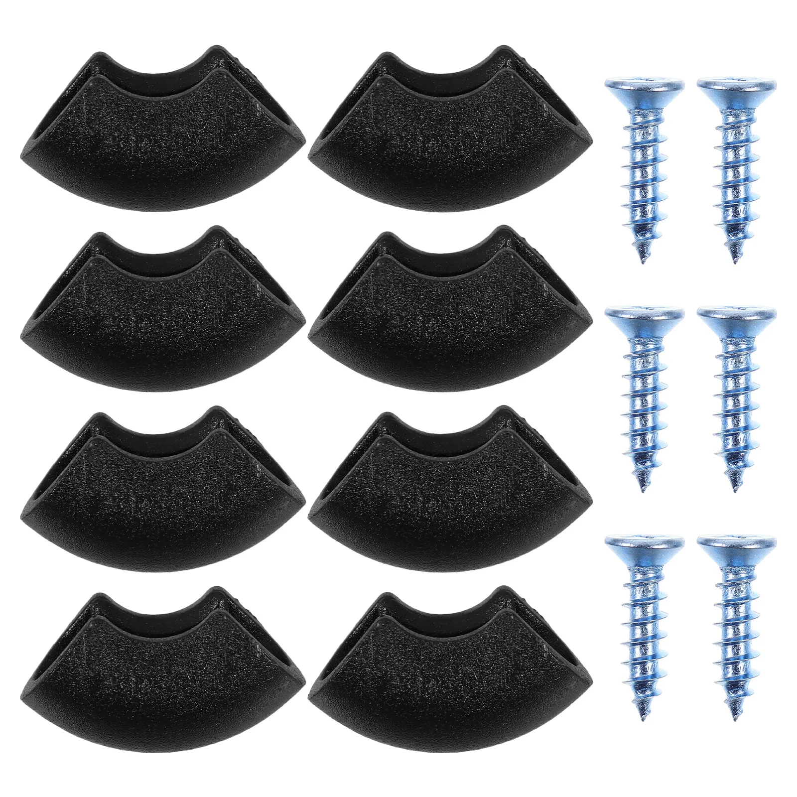 

2Sets U Type Table Leg Protectors Furniture Feet Covers Desk Coffee Table Hairpin Floor Protection Pads Furniture Leg Covers