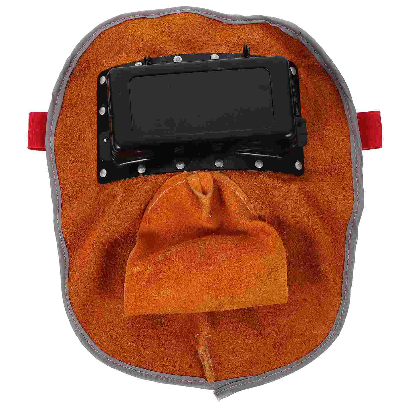 

Face Mask Headband Anti-glare Welding Hood Welder Work Hat Lens Grinding Shield with Adjustable Protection Man