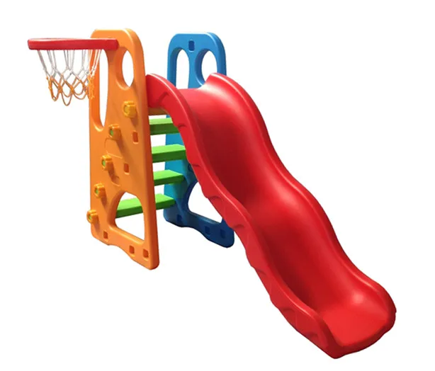 

Red Indoor/Outdoor PE Plastic Playhouse Kids Safe Amusement Park Slide for Home Garden Kindergarten School Daycarepromote sales