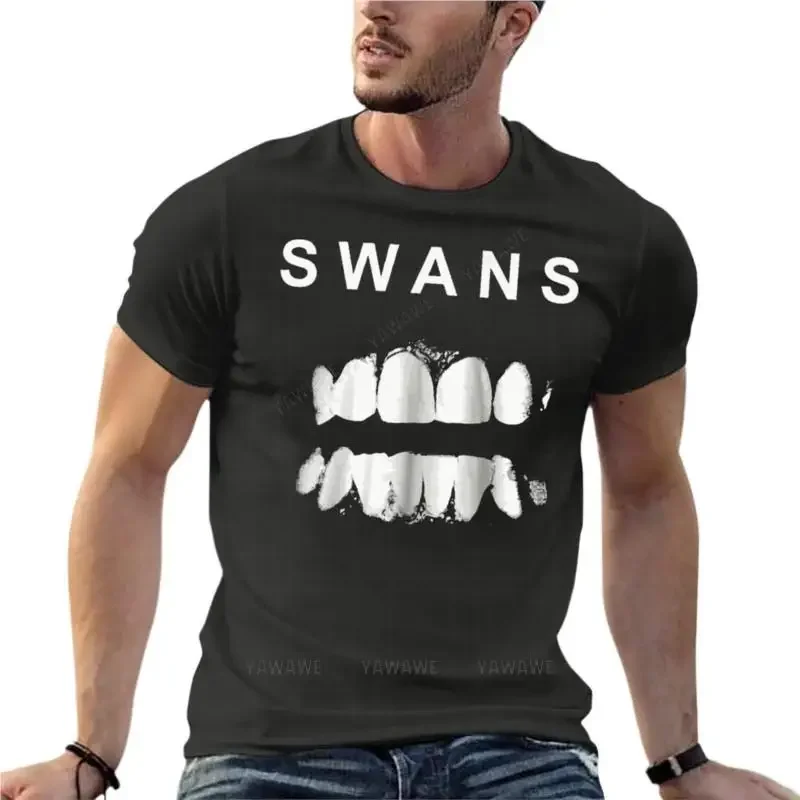 Cotton Swans Band Soundtracks For The Blind Oversize Tshirt Branded Mens Clothing Short Sleeve Streetwear Plus Size Tops Tee