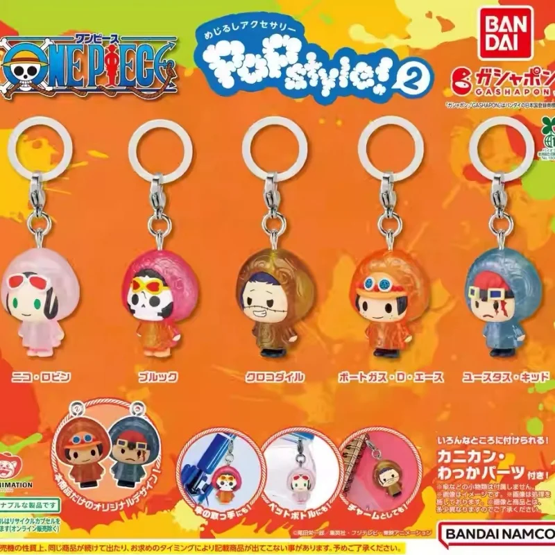 

Bandai Genuine One Piece Gachapon Toys Devil Fruit Raincoat Styling Series 2, капсульные игрушки, аниме-фигурка Robin Ace, модель из ПВХ, подарки