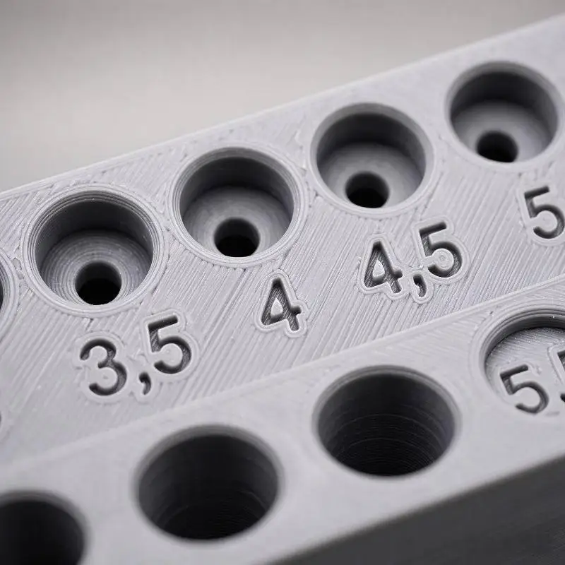 Sturdy 3D Printed PLA Drill Bit Storage Holder 1-13mm Organizer Rack for Professional Handyman