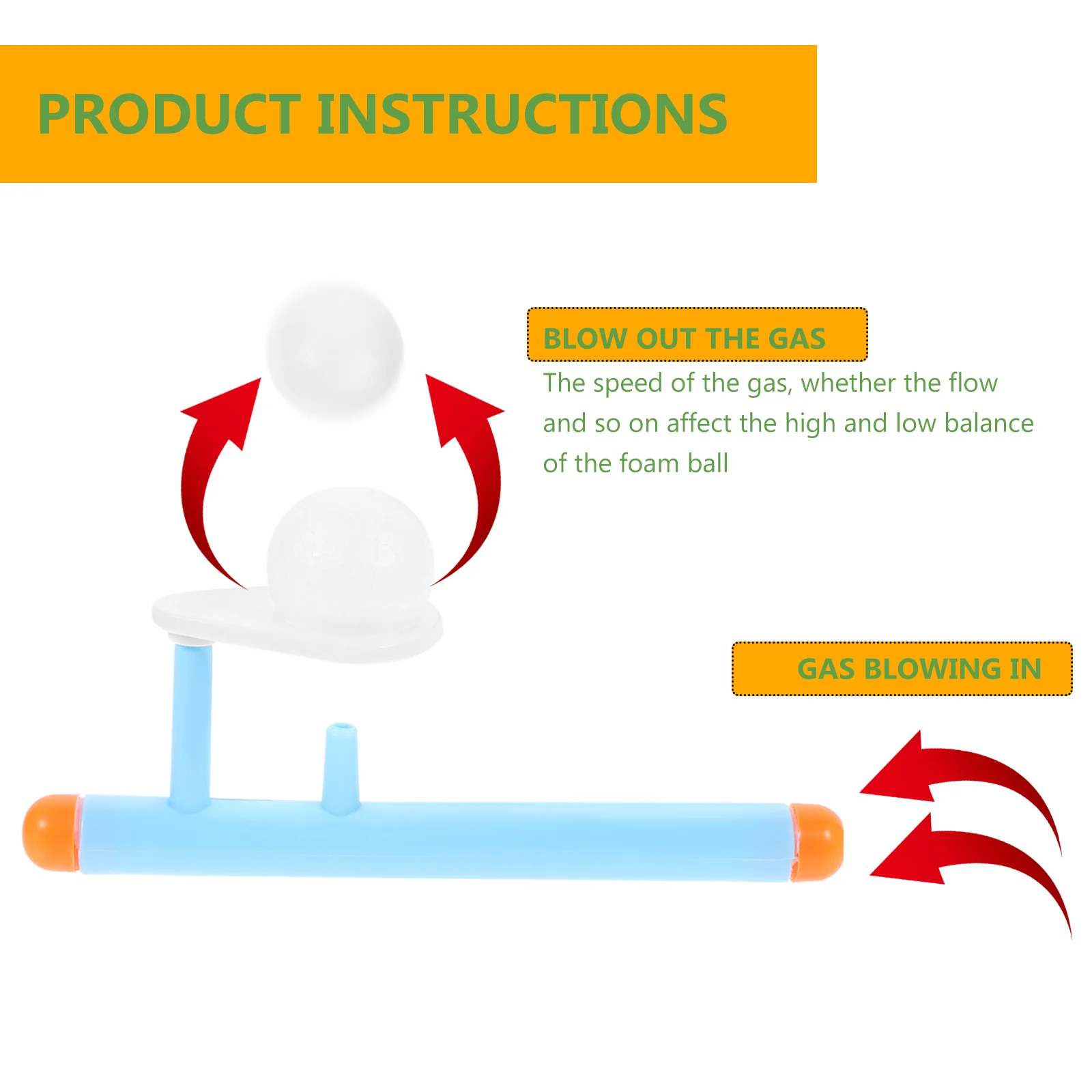 

3Sets Floating Ball Physics Experiment Supplies Teaching Aid for Gravity Stimulate Student Analysis Observation