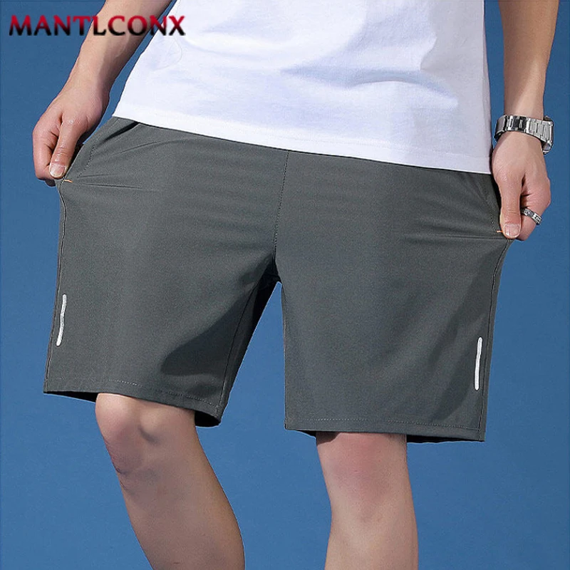 Jogging Running Men\'s Shorts Breathable Quick Dry Board Shorts for Men Fashion Summer Gym Fitness Short Pants Male Bottom Black