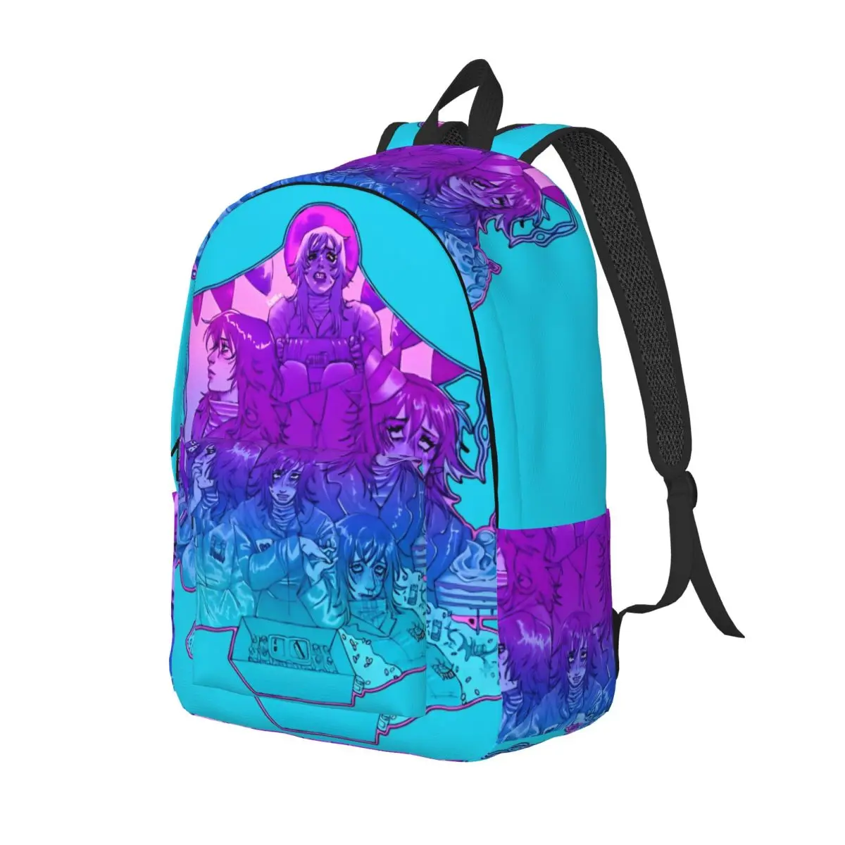 Mouthwashing Digital Backpack Middle High College School Student Horror Adventure Game Bookbag Men Women Daypack Outdoor
