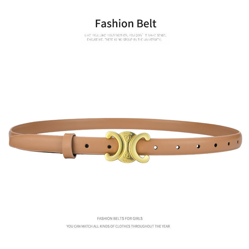 Belt Women's Multi Functional Fashion Decorative Belt with Metal Letter Buckle for Women's Fashion Ins Style Cowboy Belt