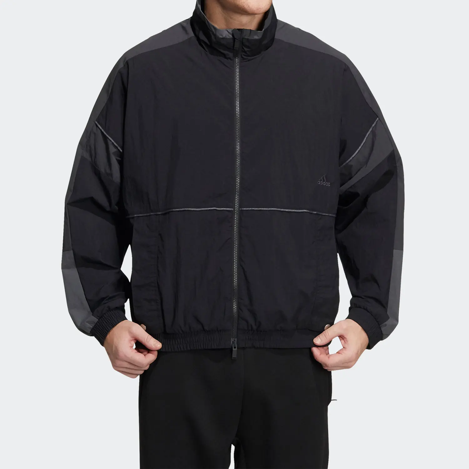 

Adidas genuine seasonal new men's fashionable stand up collar jacket HD0077