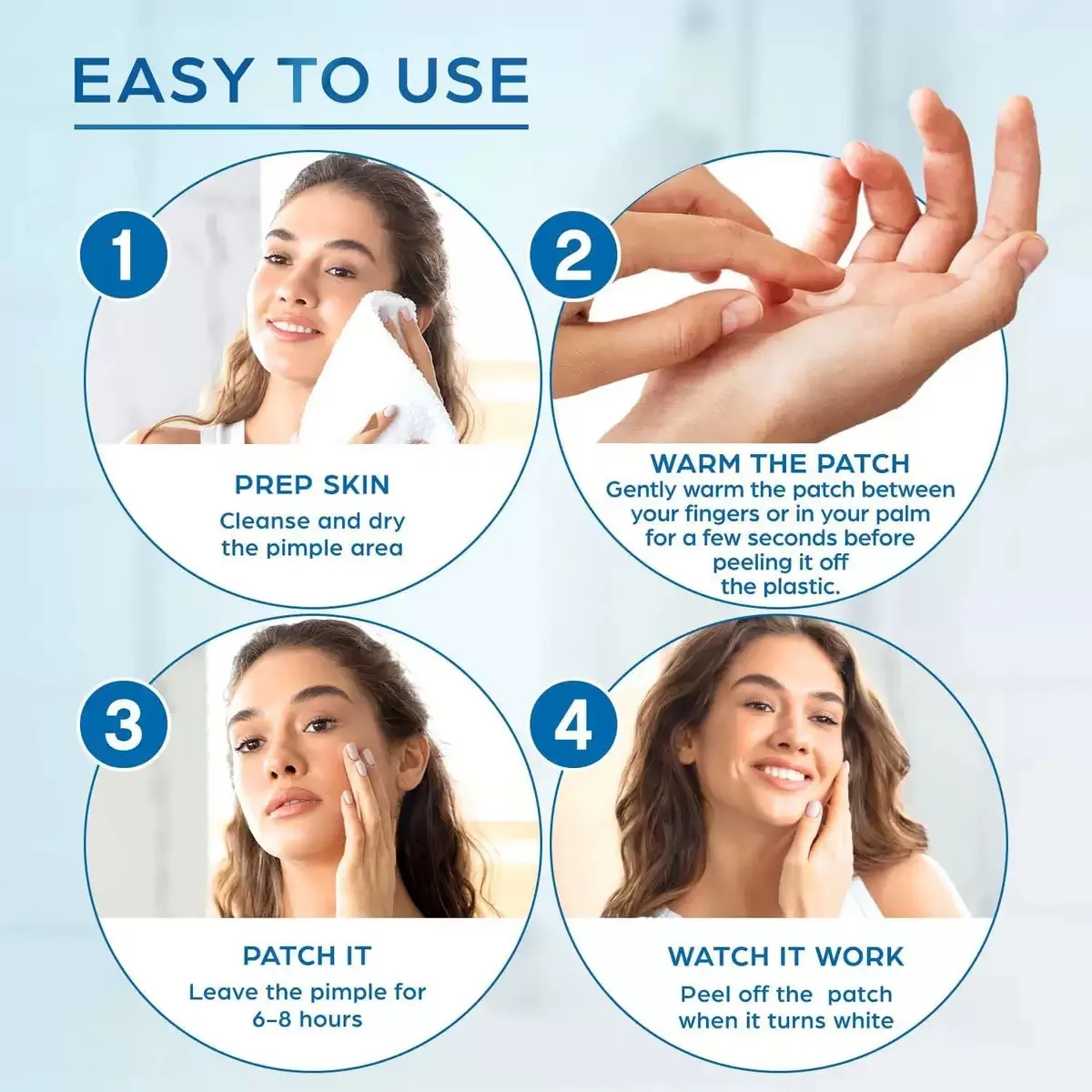 200 قطعة من ملصقات حب الشباب على شكل قلب وردي، لطيفة، مكياج يجب اقتناؤه، مقاسات مختلفة، سهلة الاستخدام وبأسعار معقولة