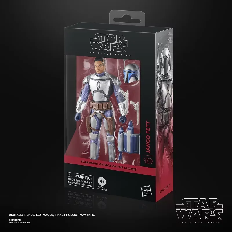 [In-Stock] Hasbro Star Wars The Black Series Jango Fett & Asajj Ventress (Bounty Hunter) 15cm Action Anime Figure Model Toys - view 6