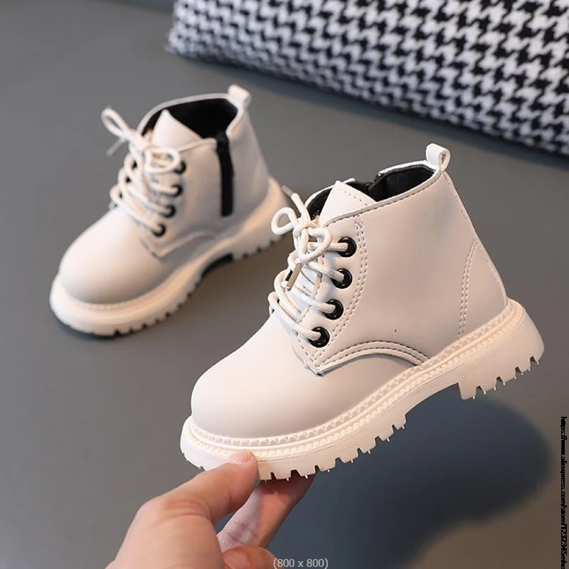 Kids Winter Boots Cotton Spring Autumn Children Waterproof Non-slip Shoes Baby Toddler Boys Girls Boots Fashion Sneakers Toddler