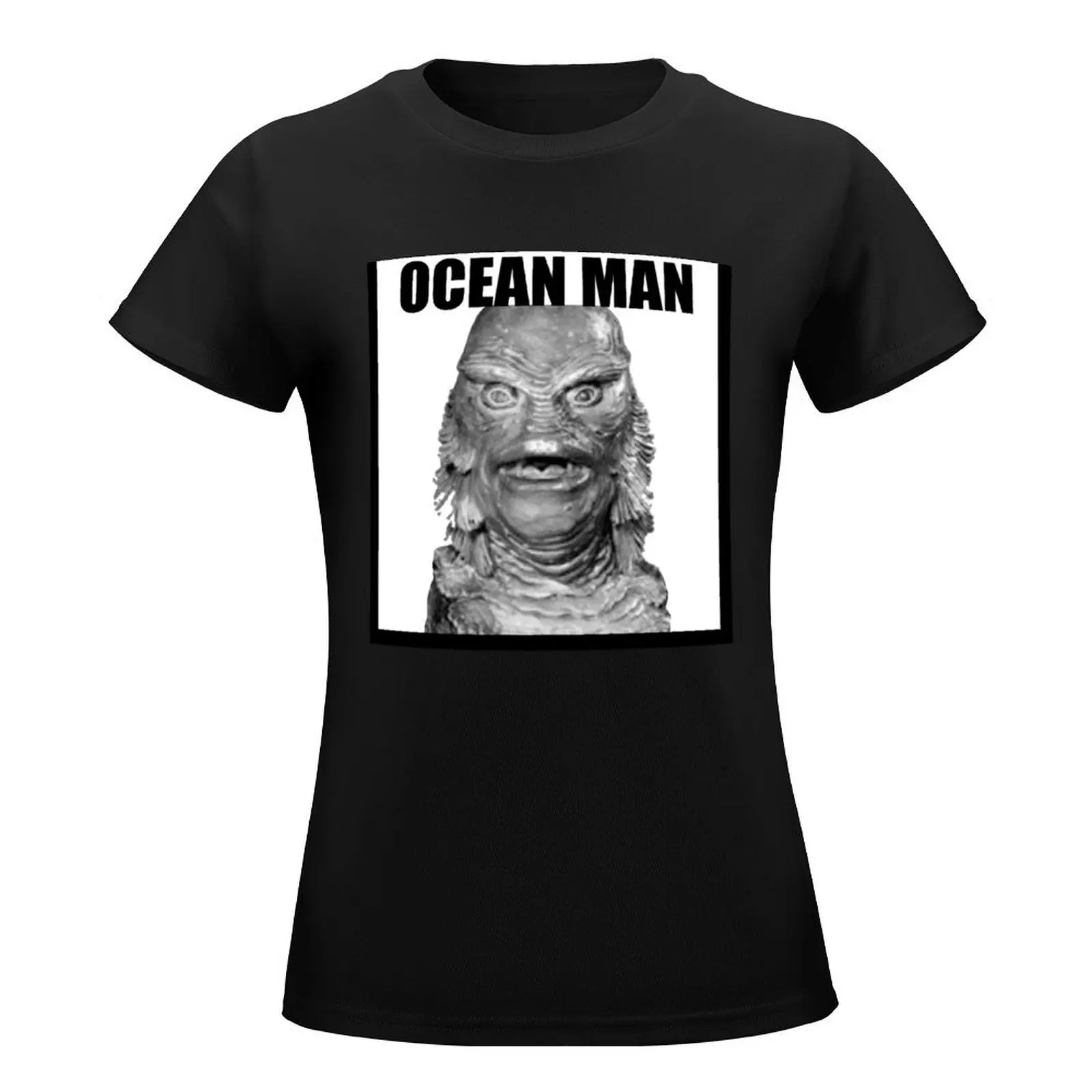 Ocean Man T-Shirt pakaian lucu atasan T-Shirt untuk wanita kaus grafis