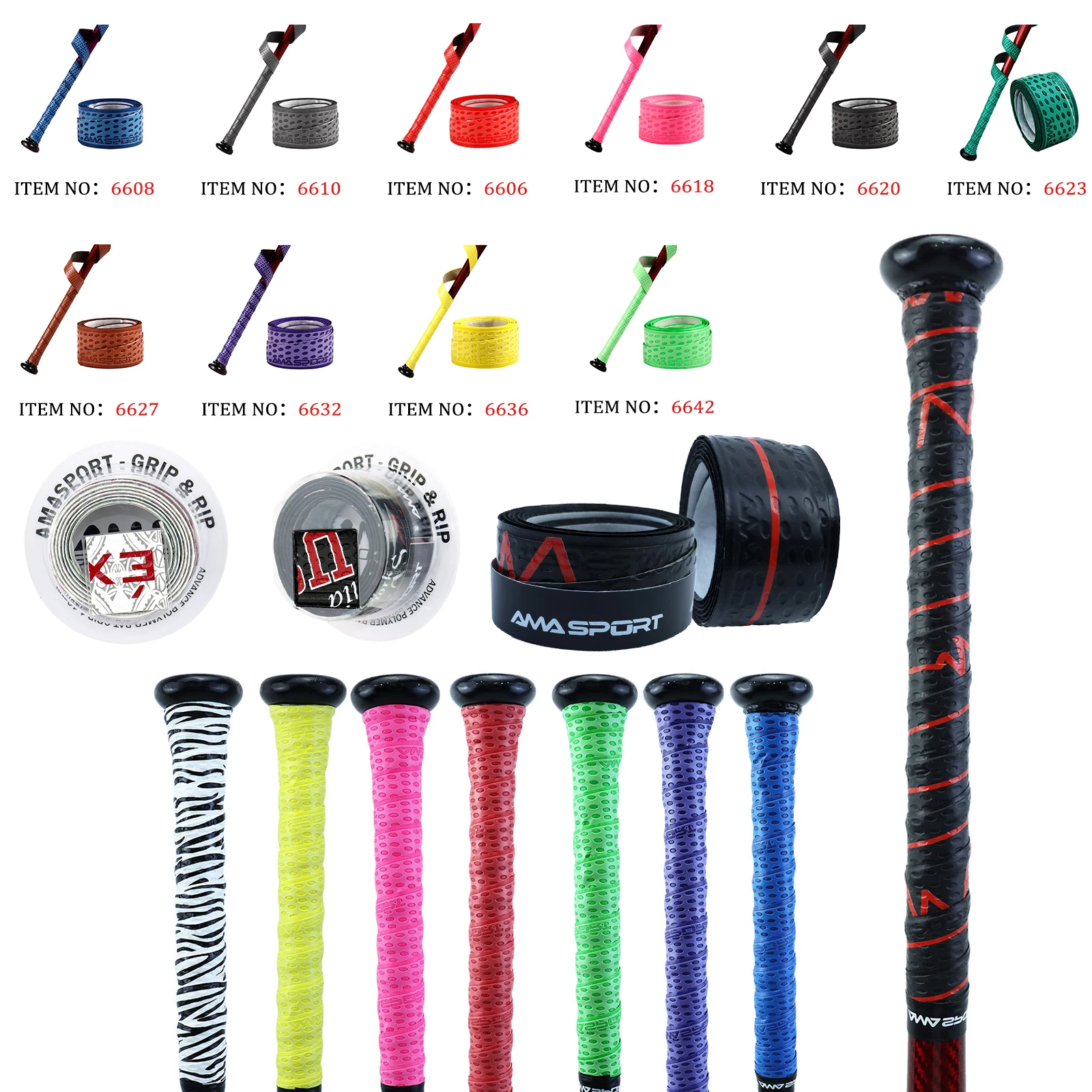 Sports Equipment Bat - Fita de Grip para Bastão de