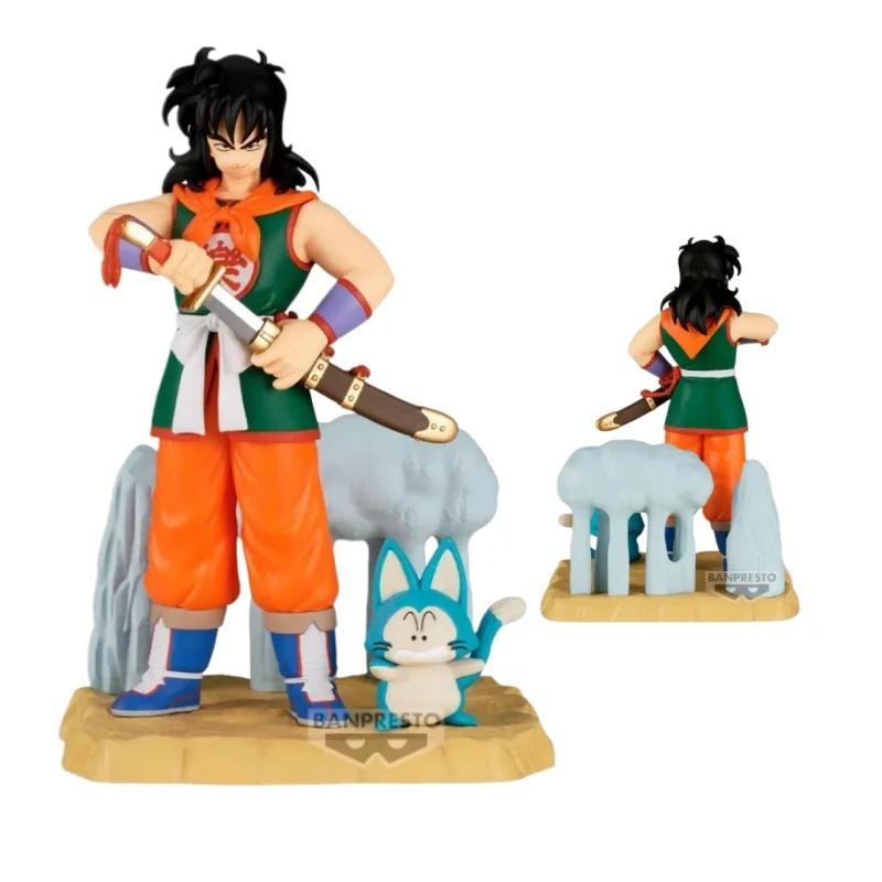 

Bandai Original BANPRESTO Anime Dragon Ball Z History Box Yamcha PVC Action Figure Collectible Model Toy Festival Gifts