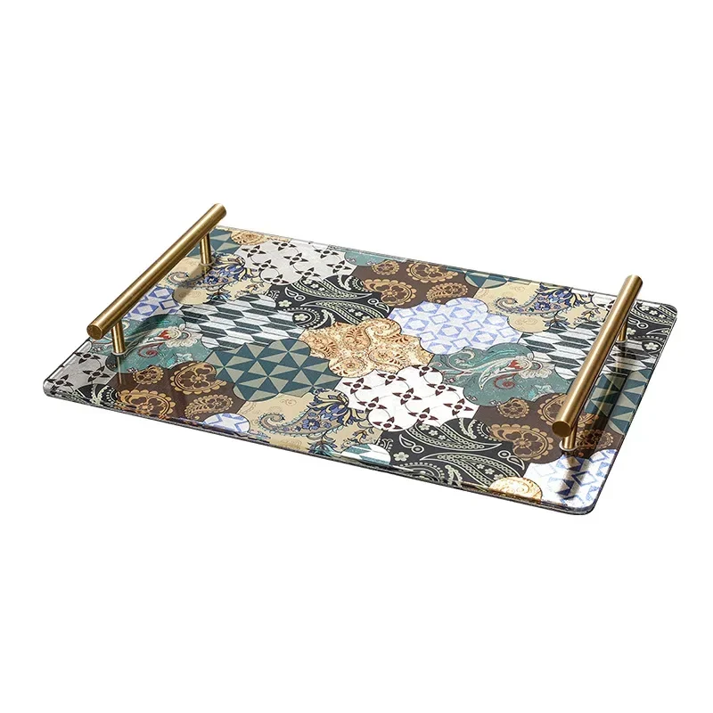 

Prosperous cloth mirror tray very exquisite ornament