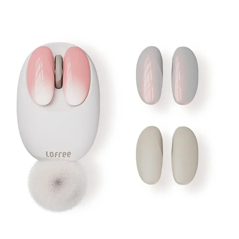 Lofree Petal Wireless Mouse 2-Mode2.4G Bluetooth Ergonomics for PC Laptop 3600DPI Win/Mac/iOS/Android Cute Gaming Office Mice