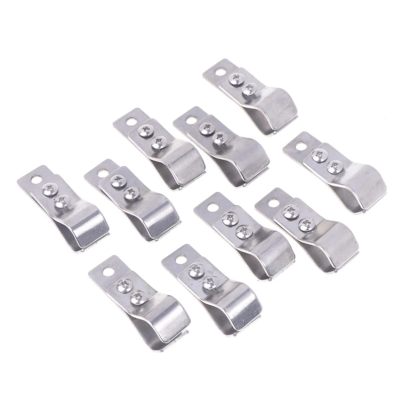 304 Hanging Pipe Clamps Pergolas Wave Canopy Installation Accessories For OD 16MM-25MM Pipe F Clips Hardware 10pcs-pack