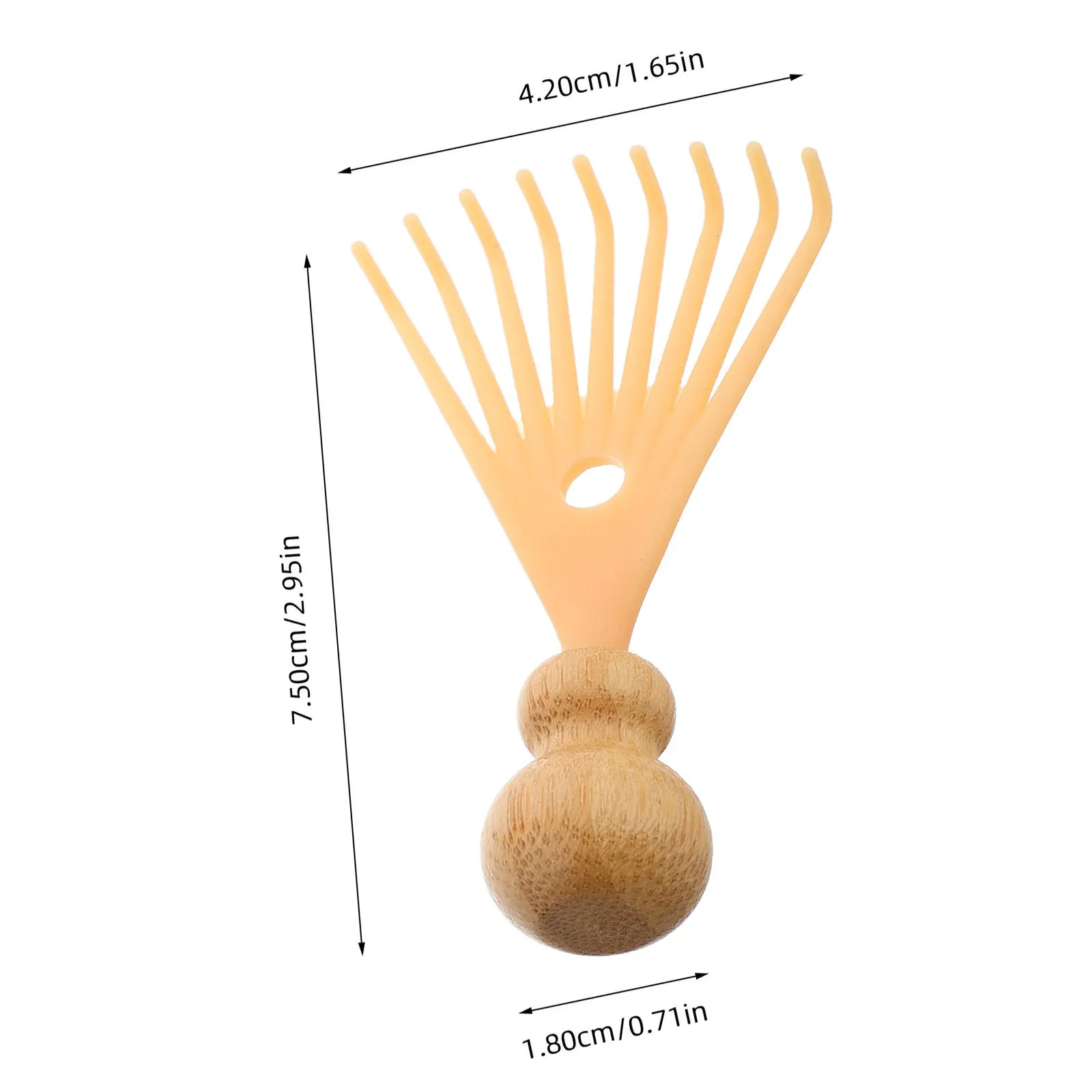 2 قطعة عصا تدليك فروة الرأس المحمولة هرش الرأس لتصميم مريح طويل الأمد الشعر فروة الرأس مدلك عميق مشط #3