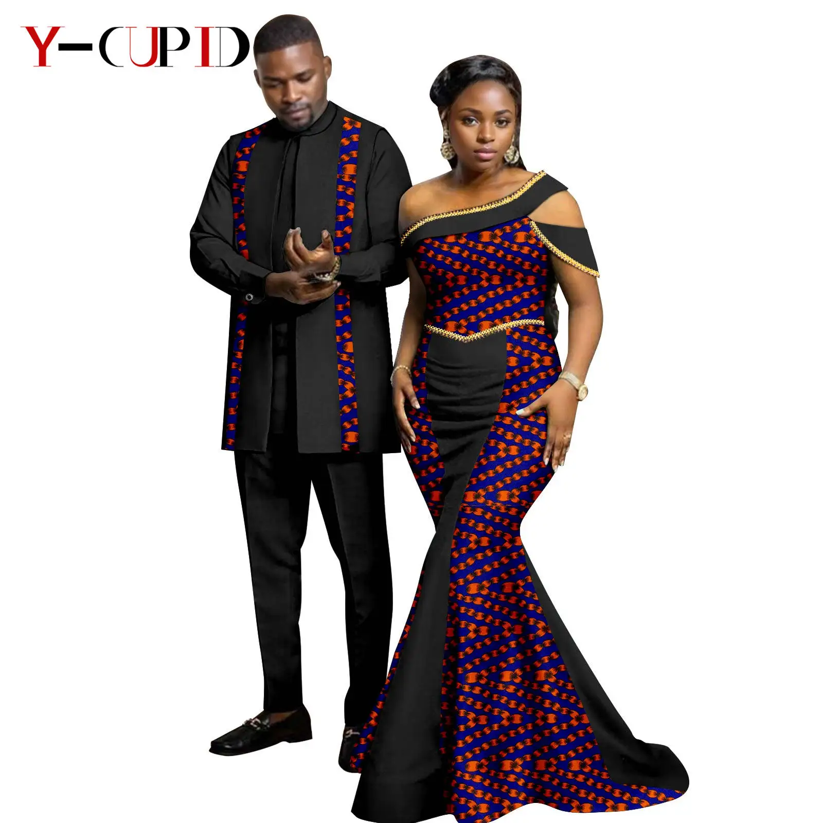 Рисунок 4 - Женские платья с Африканским принтом русалки