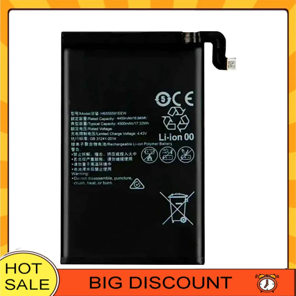 

For Huawei Mate30 Pro Mate30pro Mate 30 Reliable Replacement HB555591EEW Mobile Phone Battery 4500Mah High Performance