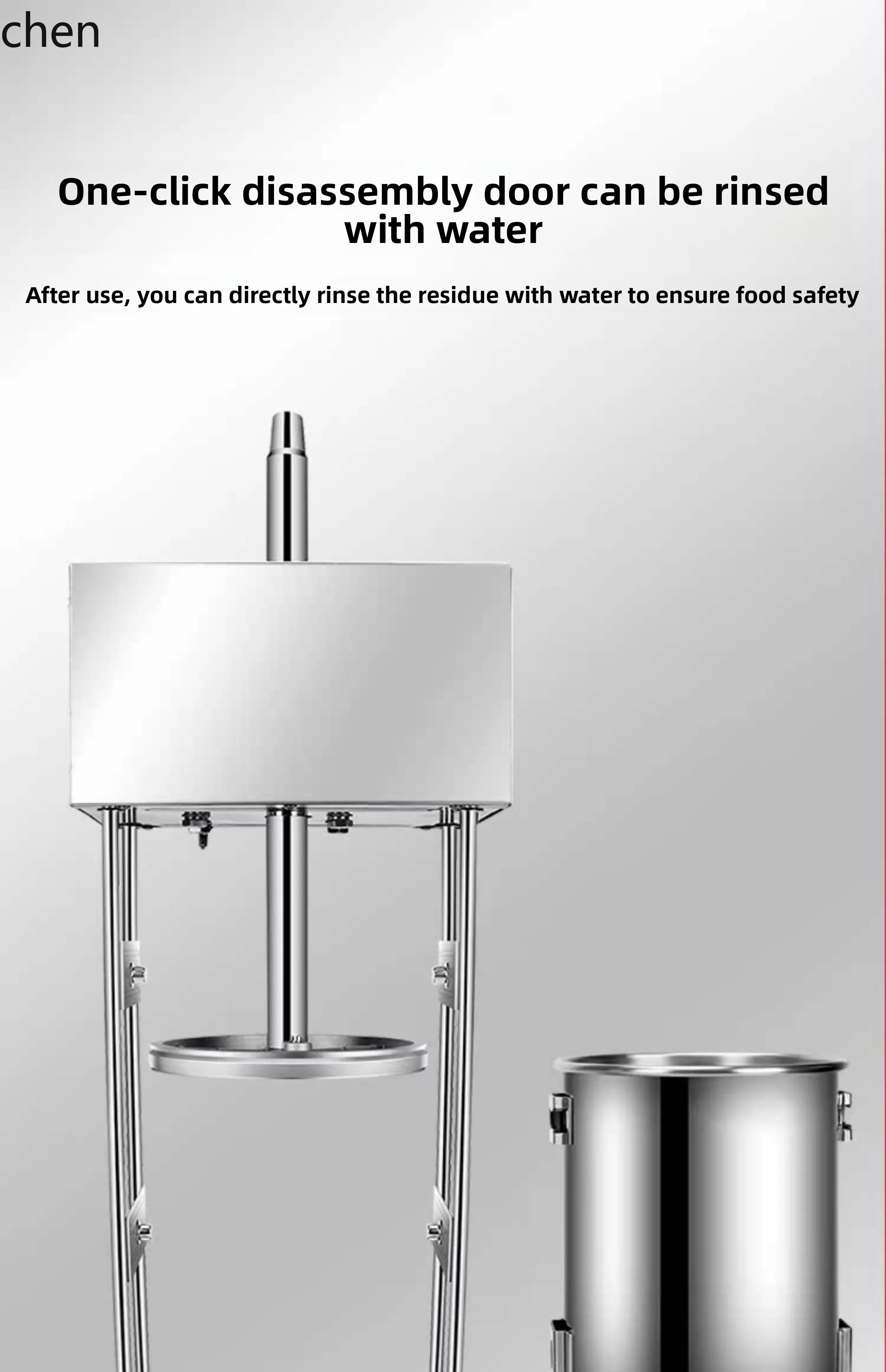 HXL Macchina per clistere commerciale Automatica salsiccia alla griglia Carne Prosciutto Salsiccia Elaborazione Serbatoio in acciaio inossidabile