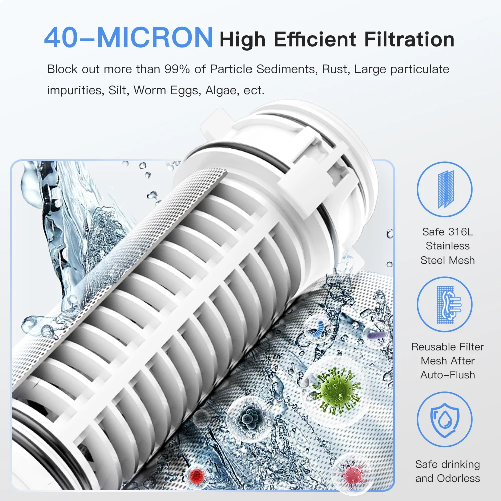 7톤 상업용 수동 안전 스마트 정수 프리필터 시스템 ( - Commercial Kitchen Water Filter 리뷰 및 가격