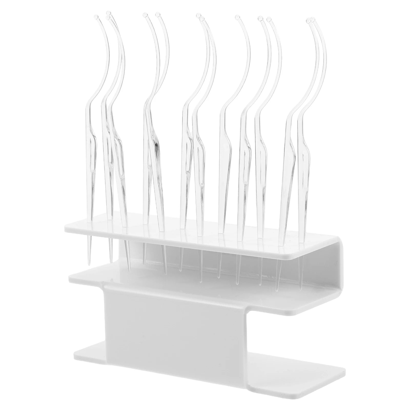 1 set 12 False Eyelash Display Stands White Tools Transparent Holders Storage Rack Beauty Salon Lash Extension Makeup