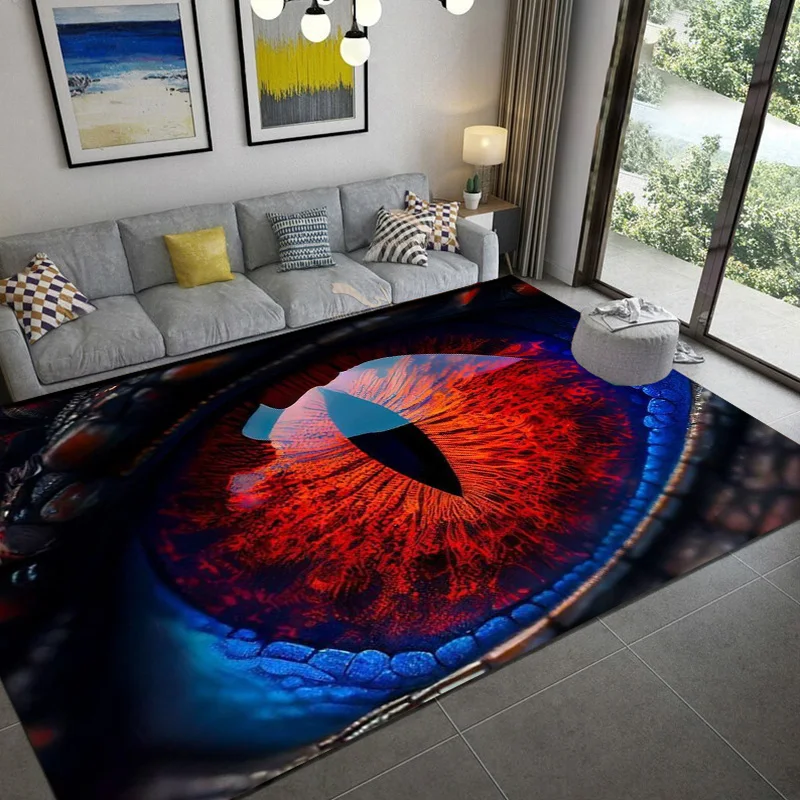 15 Size Eyes Pupil Pattern Rug Carpet for Living Room Bathroom Mat Creative Doormat Carpet for Bedroom Home Decor Tapete De Sala