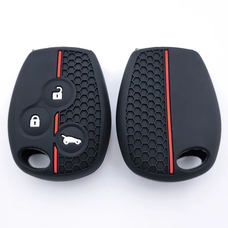 حافظة مفاتيح سيارة من السيليكون لسيارة رينو ترافيك كليو داستر لوجان داسيا سانديرو لنيسان تيرانو ألميرا