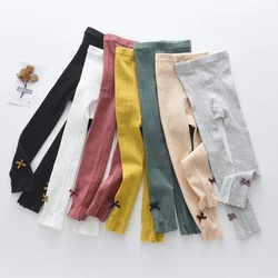 New Fashion Girls Kids Pants Autumn Children's Leggings Cotton Velvet Elastic Waist Warm Legging for 1-8 Years girls Trousers